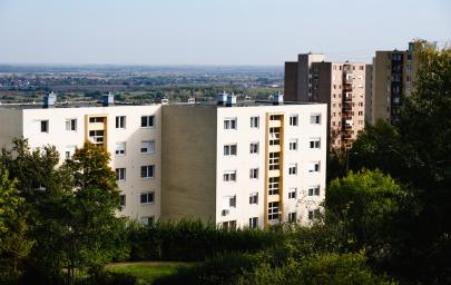 Des logements sociaux entourés de verdure