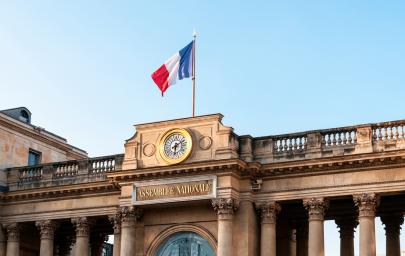 Devanture de l'Assemblée Nationale