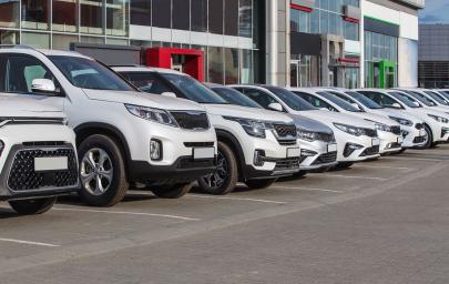 Une flotte de véhicules